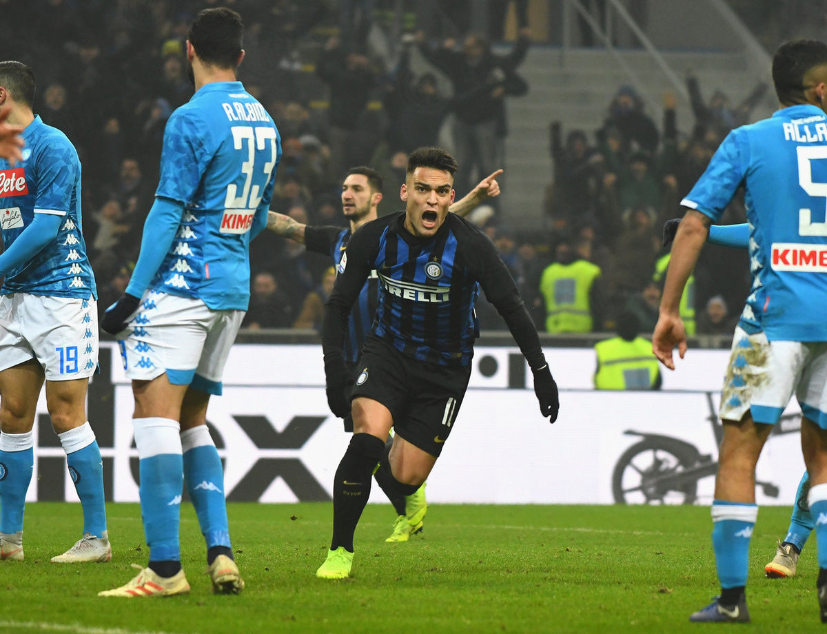 lautaro martinez vs napoli