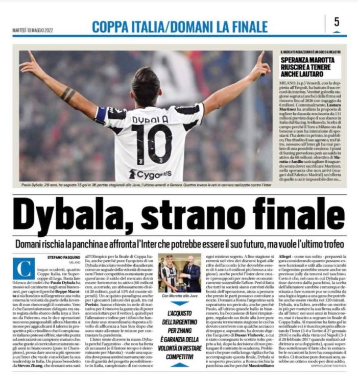 dybala finale tuttsport